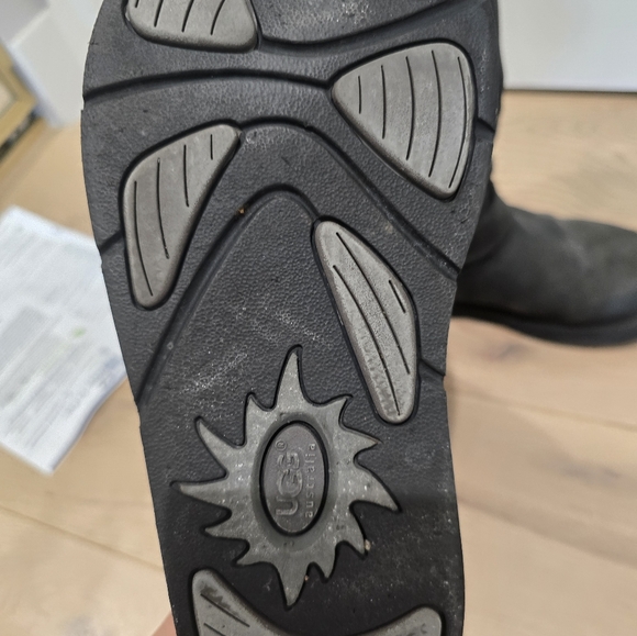 Bulky Leather Boots size 7 - Picture 4 of 6